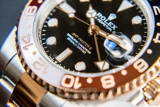 勞力士手錶 最新版本 GMT-Master II 勞力士最熱賣表款 Rolex機械男表 Rolex高端男士腕表  hds1821